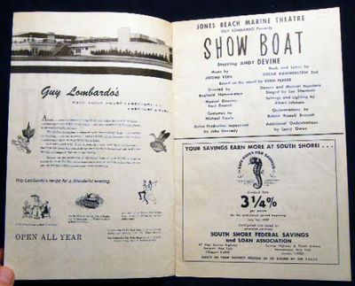 Abaa 1957 Guy Lombardo Presents Show Boat Music Jones