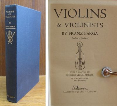 Violins & violinists. Translated by Egon Larsen.…
