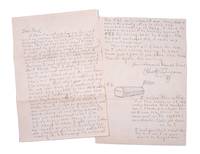 Typed Letter, signed "Hunter" to his friend Paul Semonin, with original typed mailing envelope