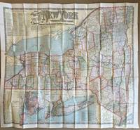 National Publishing Company's New Railroad, Post Office, Township and County Map of New York with Distances Between Stations Compiled from the Latest Governement and State Surveys and Original Sources Price $5.00