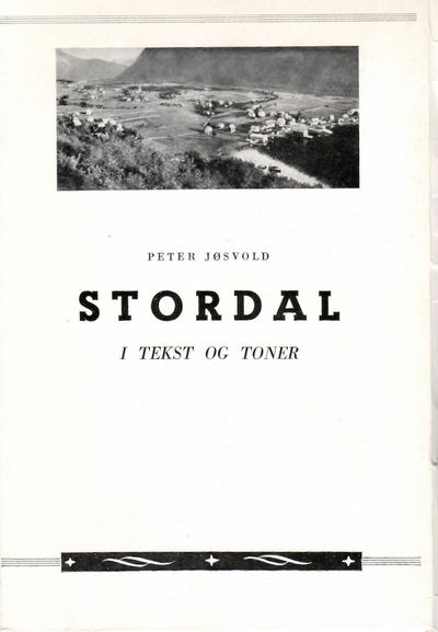 Stordal i tekst og toner.