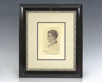 F. Scott Fitzgerald Signed Engraved Portrait.