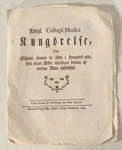 Kongl. Collegii medici kungörelse, om sådane…