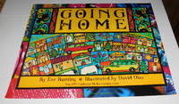 ORIGINAL POSTER Advertising the publication of EVE BUNTING'S book "GOING HOME" ILLUSTRATED by DAVID DIAZ.