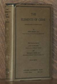 THE ELEMENTS OF CRIME by Boris Brasol, intros by John H. Wigmore and William A. White - 1931