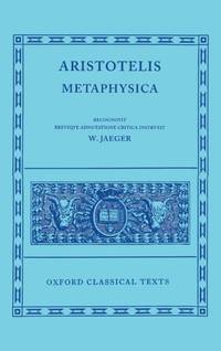 Aristotle Metaphysica