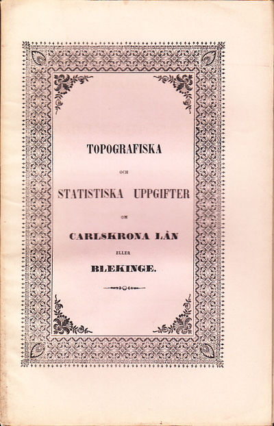 Topografiska och statistiska uppgifter om…