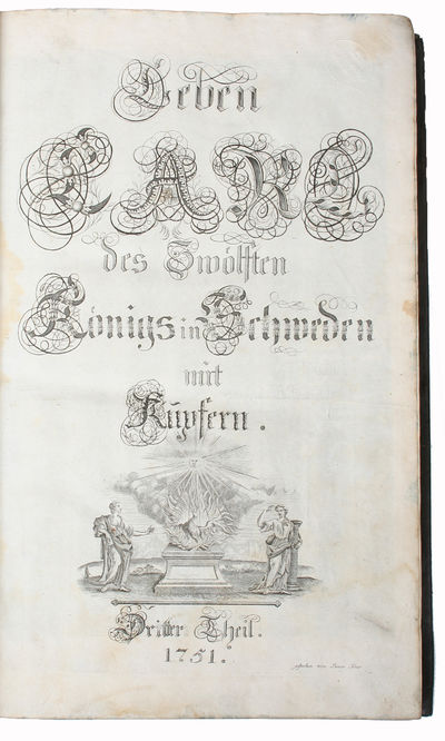 Leben Carl des Zwölften Königs in Schweden mit Münzen und Kupfern. 1.-3. (3 Bde.). (photo 3)