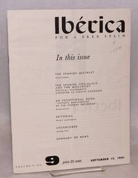 IbÃ©rica; for a free Spain, volume 9, no.9, September 15, 1961 by Kent, Victoria, editor - 1961