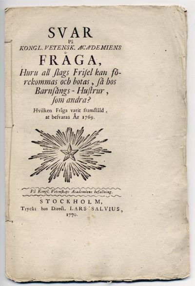 Svar på kongl. Vetensk. academiens fråga, huru…