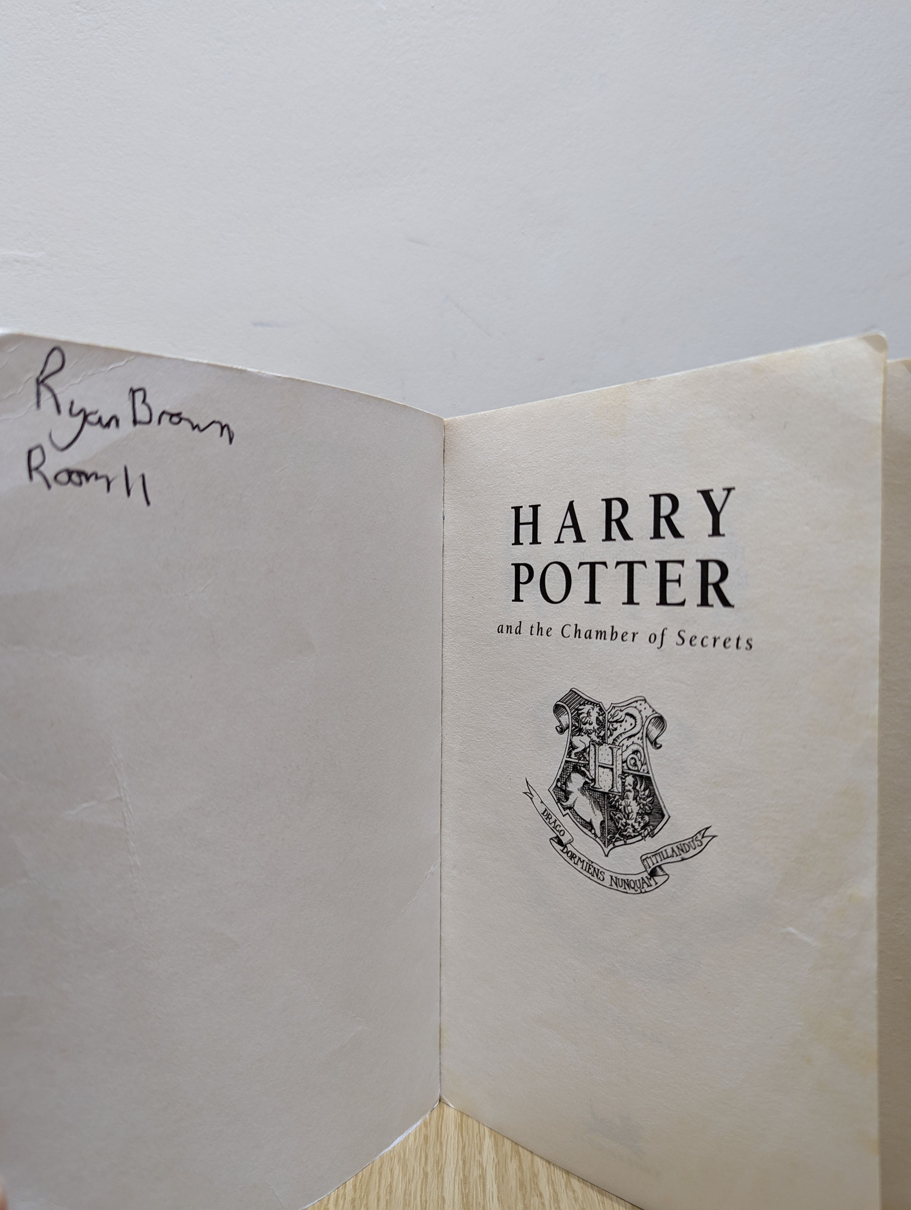 Harry Potter and the Chamber of Secrets (First Edition Paperback) by J. K. Rowling Paperback