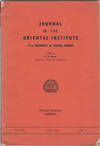 Journal of the Oriental Institute. M.S. University of Baroda, Baroda. Vol. III, No. 4, June, 1954