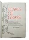 View Image 2 of 5 for Leaves of Grass Comprising all the poems written by Walt Whitman following the arrangement of the ed... Inventory #69292
