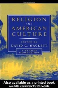 cover of Religion and American Culture: A Reader