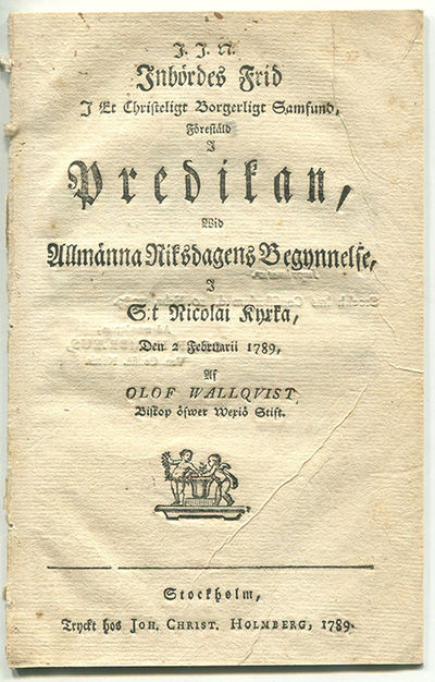Inbördes frid i et christeligt borgerligt…