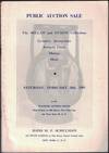 Public Auction Sale: The Millan and Fuseni Collections Classical Antiquities, Ancient Coins, Medals, Maps Saturday, February 18th, 1959