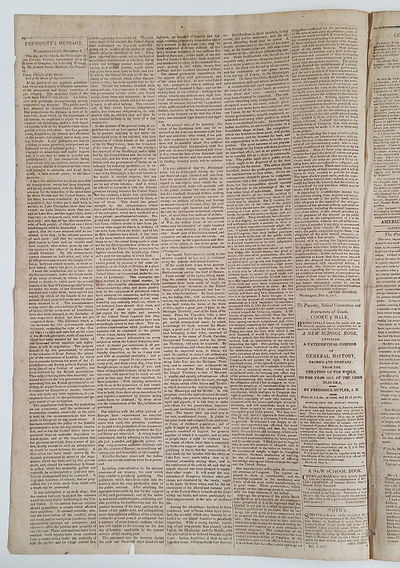 James Monroe's State of the Union Address