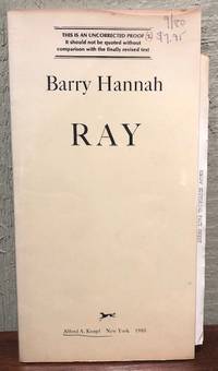 cover of RAY. (Uncorrected Proof Copy)