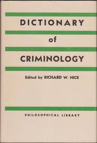 image of Dictionary of Criminology