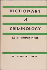 Dictionary of Criminology