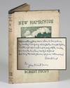 View Image 1 of 9 for New Hampshire: A Poem with Notes and Grace Notes, inscribed by Frost with the final stanza of his po... Inventory #007131