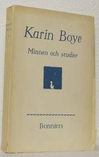Karin Boye. Minnen och studier.