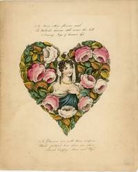 A somewhat risqué welcoming woman amongst the roses - "As roses other flowers excel...