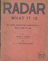 RADAR What it Is, an Easily Understood Explanation - How it Did its Job