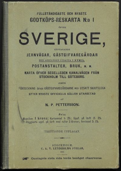Fullständigaste och nyaste godtköps-reskarta n:o…