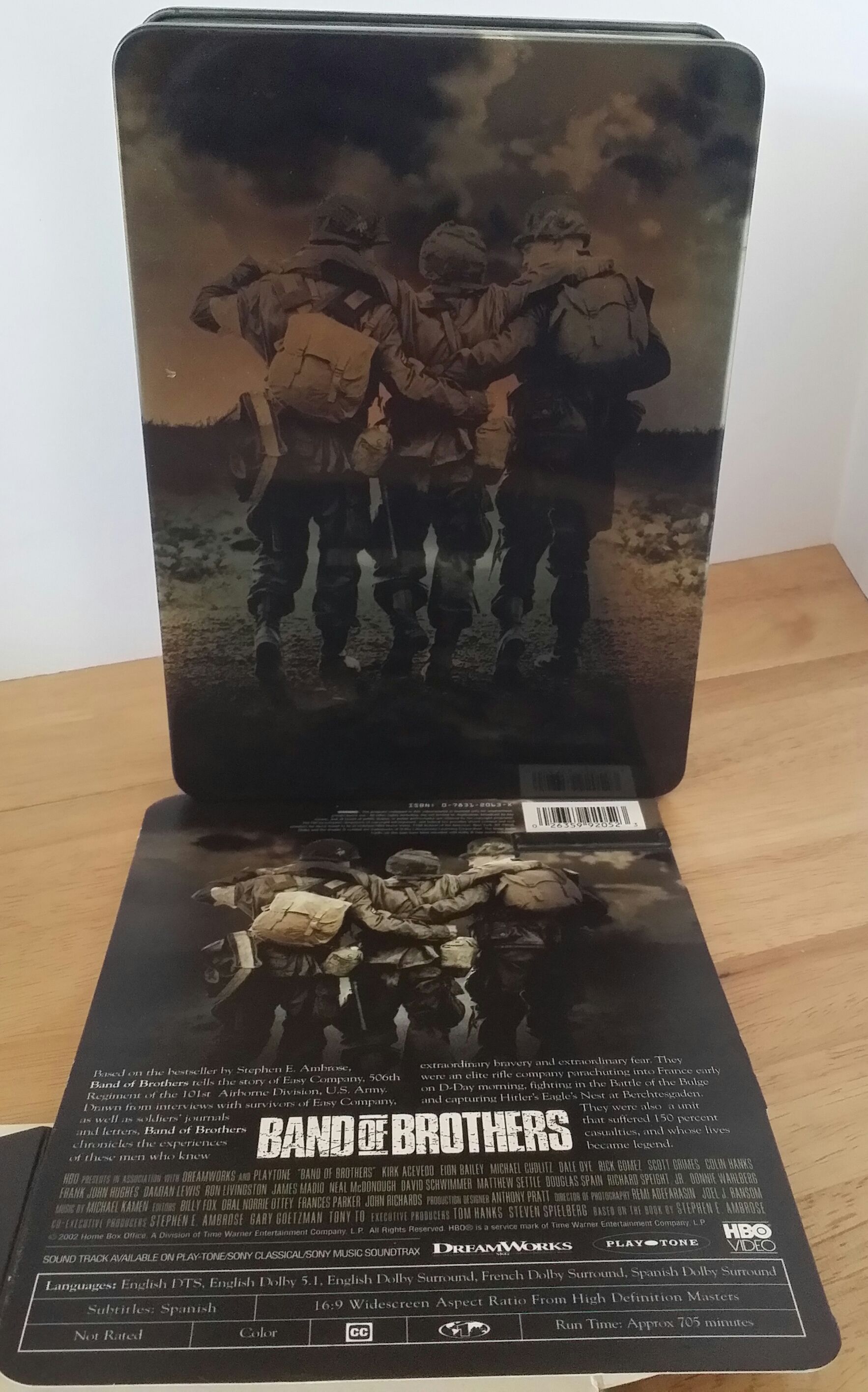 Band of Brothers 2002 Hardcover DVD by Tom Hanks & Steven