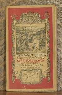 ORDNANCE SURVEY CONTOURED ROAD MAP OF STRATFORD-on-AVON AND DISTRICT Popular edition  Scale 1 inch to 1 mile- Sheet # 82