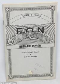 EON Initiatic Review. Philosophical, Social & Initiatic Studies. Volume 1 no. 1 (October, 1972)