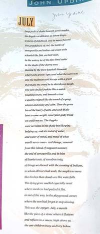 July [Signed Broadside]