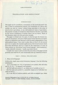 Translation and Reduction.