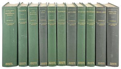 The Writings of Henry David Thoreau with Bibliographical Introductions and Full Indexes [Riverside Edition] [Eleven Volume Set]