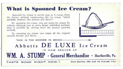 What is Spooned Ice Cream