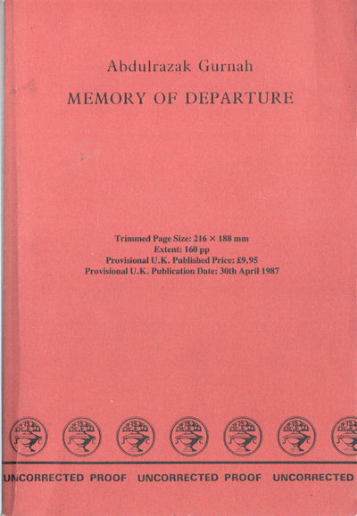 Memory of Departure