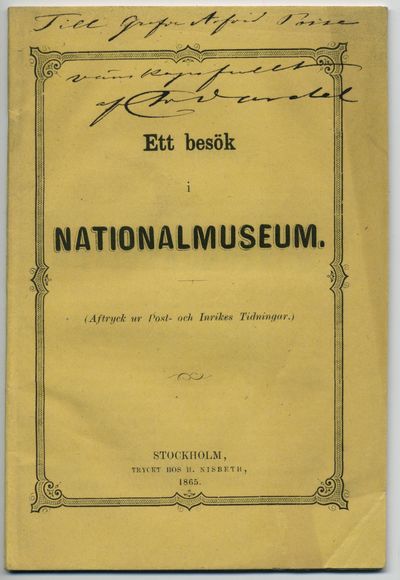Ett besök i Nationalmuseum. (Aftryck ur Post- och…