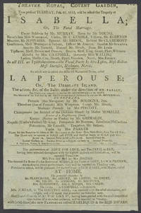 image of 'La Perouse; Or, the Desolate Island'. Theatre Royal, Covent Garden, February 23, 1813. Playbill