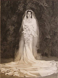 Mrs. Geo. De Latour, wedding portrait by Harold Jr Mack - Signed - from Alan Wofsy Fine Arts (SKU: 65-0339)