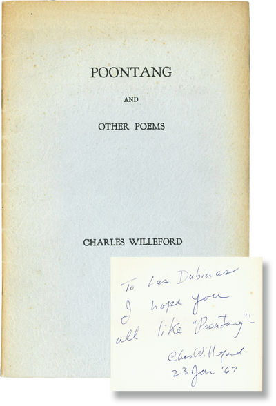Poontang (First Edition, inscribed in the year of publication)