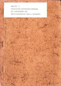 Bericht I. Stockholmer Koordinationsstelle zur…