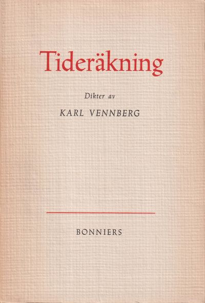 Tideräkning. [Dikter]. [Utg. av] Albert Bonniers…