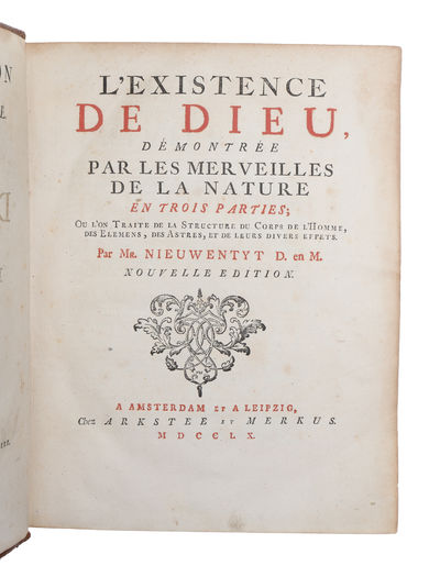 L'Existence de Dieu démontrée par les merveilles…