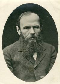Original russian postcard photo Fyodor Dostoevsky, 1890s, Posthumous edition. Russian Empire.