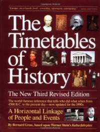 Timetables of History: The New Third Revised Edition by Bernard Grun - 2002-05-05