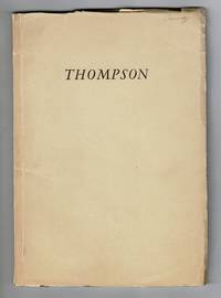 An account of books and manuscripts of Francis Thompson by ed TERENCE L. - First Edition - 1937 - from Rulon-Miller Books (SKU: 22476)