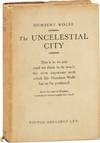 The Uncelestial City [Signed, Numbered]