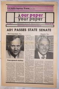 image of Our Paper, Your Paper; the gay family paper of the Santa Clara Valley; vol. 3, #4, February 22, 1984