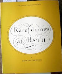 Rare Doings at Bath by Barbara Wriston - Paperback - ©1978 - from The Owl at the Bridge (SKU: 48141)